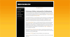 Desktop Screenshot of bench-racing.com